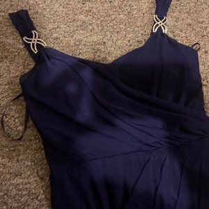 Royal Blue Betsy & Adam Floor Length Dress